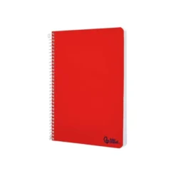 CUADERNO ESPIRAL LIDERPAPEL A4 MICRO SMART TAPA BLANDA 80H 75GR CUADRO 5MM DOBLE MARGEN 4 TALADROS COLORES
