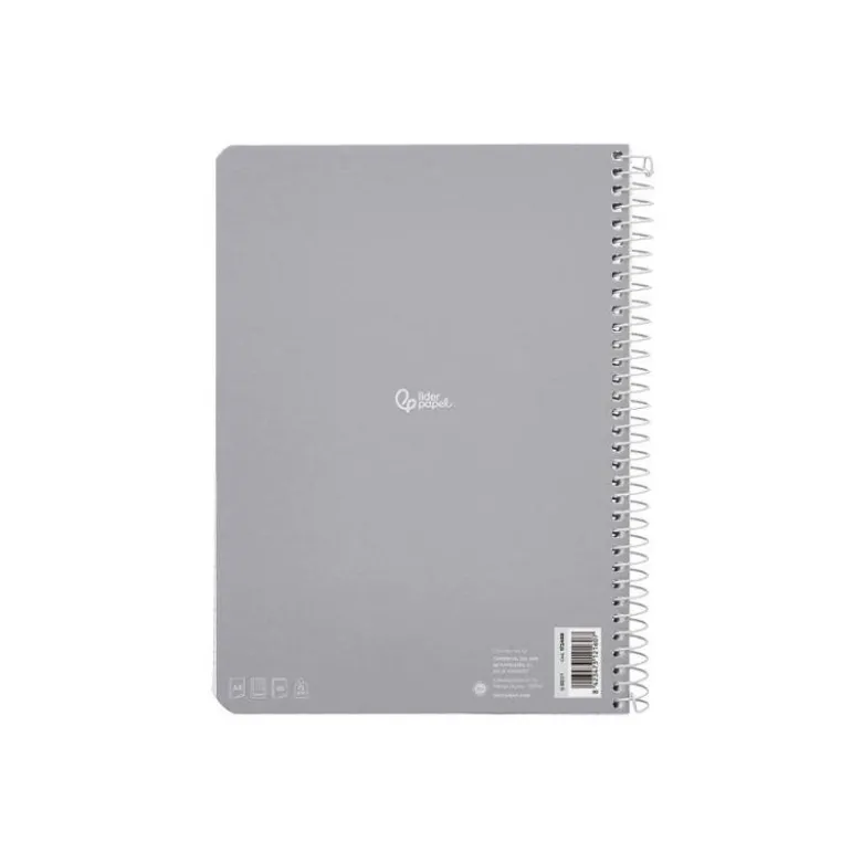 CUADERNO ESPIRAL LIDERPAPEL A4 MICRO SMART TAPA BLANDA 80H 75GR CUADRO 5MM DOBLE MARGEN 4 TALADROS COLORES