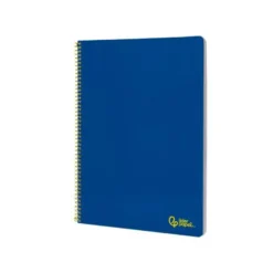 CUADERNO ESPIRAL LIDERPAPEL DIN A4 SMART TAPA BLANDA 80H 75GR PAUTA 3,5MM CON MARGEN COLOR AZUL OSCURO