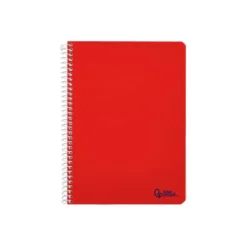 CUADERNO ESPIRAL LIDERPAPEL A4 MICRO SMART TAPA BLANDA 80H 75GR HORIZONTAL 7MM DOBLE MARGEN 4 TALADROS COLORES