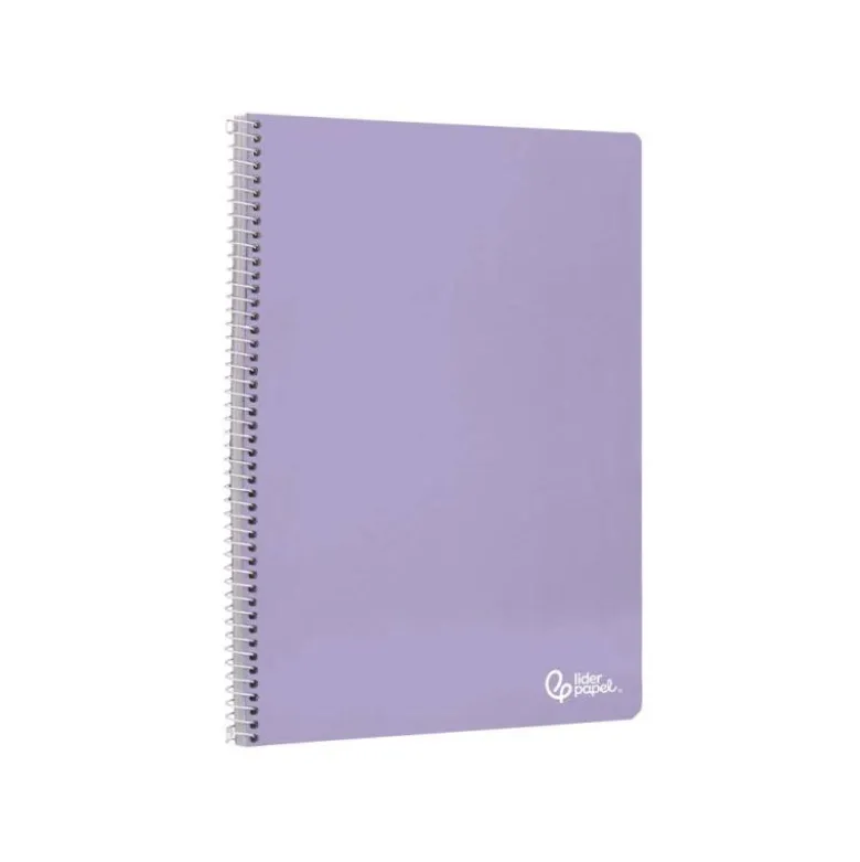 CUADERNO ESPIRAL LIDERPAPEL A4 SMART TAPA BLANDA 80H 75GR RAYADO Nº46 COLORES SURTIDOS
