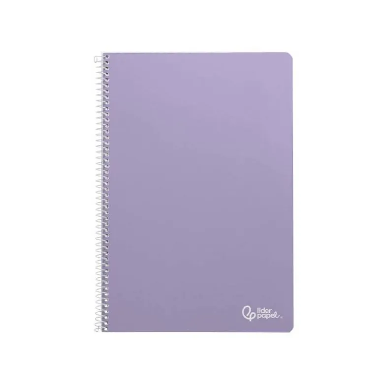 CUADERNO ESPIRAL LIDERPAPEL A4 SMART TAPA BLANDA 80H 75GR RAYADO Nº46 COLORES SURTIDOS