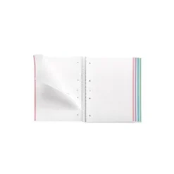 CUADERNO ESPIRAL MIQUELRIUS DIN A4 120 HOJAS 70 GR CUADRO 5 MM TAPA POLIPROPILENO AURORA SANTORINI