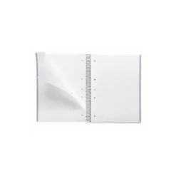 CUADERNO ESPIRAL MIQUELRIUS DIN A4 80 HOJAS 90 GR CUADRO 5 MM TAPA FORRADA AURORA PROVENCE
