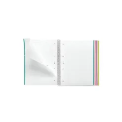 CUADERNO ESPIRAL MIQUELRIUS DIN A4 120 HOJAS 70 GR CUADRO 5 MM TAPA POLIPROPILENO AURORA ICELAND