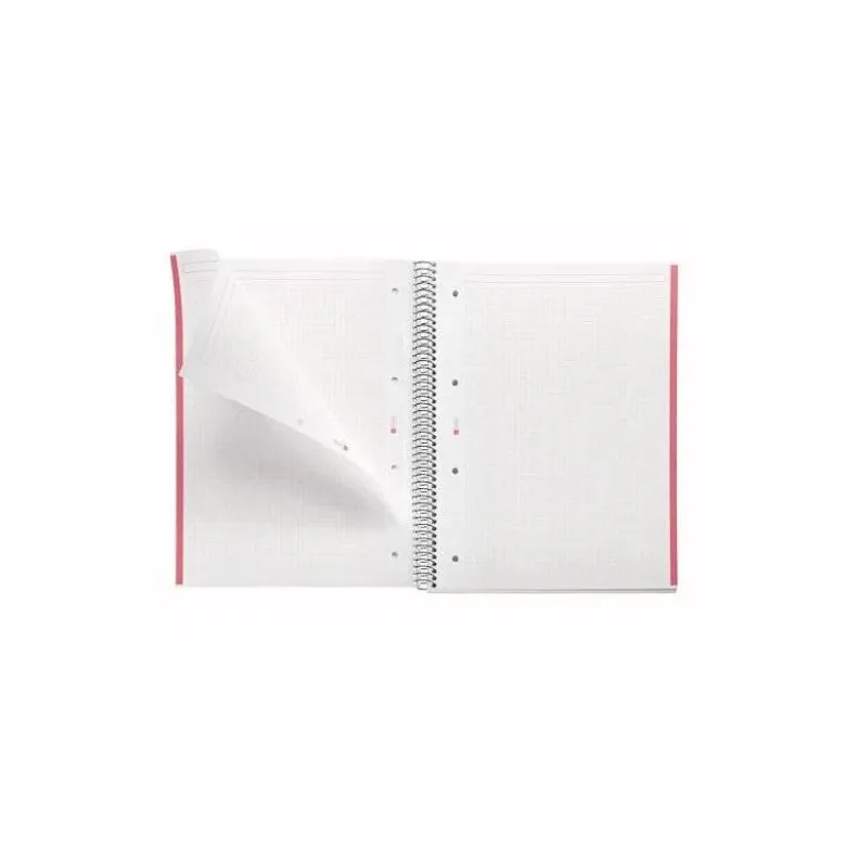 CUADERNO ESPIRAL MIQUELRIUS DIN A4 80 HOJAS 90 GR CUADRO 5 MM TAPA FORRADA AURORA WEST