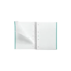 CUADERNO ESPIRAL MIQUELRIUS DIN A4 80 HOJAS 90 GR CUADRO 5 MM TAPA FORRADA AURORA ICELAND