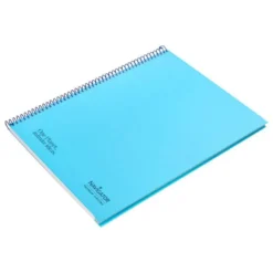 CUADERNO ESPIRAL NAVIGATOR A4 TAPA DURA 80H 80GR CUADRO 4MM CON MARGEN AZUL CLARO