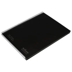 CUADERNO ESPIRAL NAVIGATOR A4 TAPA DURA 80H 80GR CUADRO 4MM CON MARGEN NEGRO