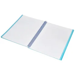 CUADERNO ESPIRAL NAVIGATOR A4 MICRO TAPA FORRADA 80H 80GR CUADRO 5 MM 1 BANDA COLOR CELESTE