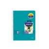 CUADERNO ESPIRAL OXFORD EUROPEANBOOK 8 TAPA POLIPROPILENO LIVE&GO DIN A4+ 120H CUADRO 5 MM + PACK 4