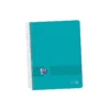 CUADERNO ESPIRAL OXFORD EUROPEANBOOK 8 LIVE&GO TAPA PLASTICO DIN A4+ 160 HOJAS CUADRO 5 MM COLORES SURTIDOS