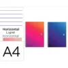 CUADERNO ESPIRAL OXFORD EUROPEANBOOK 5 TAPA EXTRADURA DIN A4+ 120 HOJAS HORIZONTAL KANGOO GRADIENT