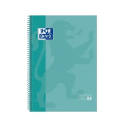 CUADERNO ESPIRAL OXFORD EUROPEANBOOK 1 SCHOOL TAPA PLASTICO DIN A4+ 80H CUADRO 5 MM EXP. SOBREMESA 25 UNIDADES