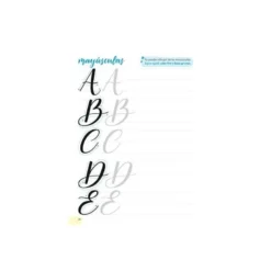 CUADERNO LETTERING MINKBLAU LETREANDO NIVEL 1 INICIACION