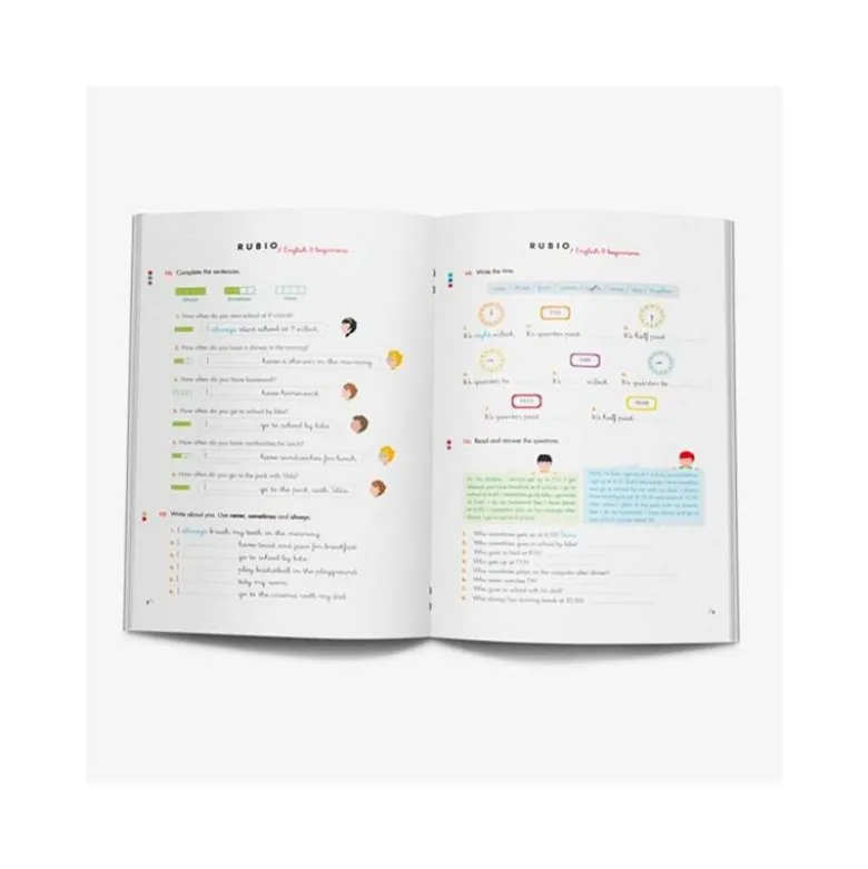 CUADERNO RUBIO ENGLISH 8 YEARS BEGINNERS