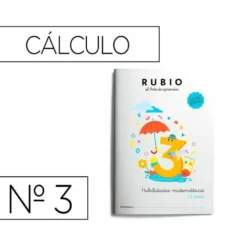 CUADERNO RUBIO HABILIDADES MATEMATICAS + 3 AÑOS
