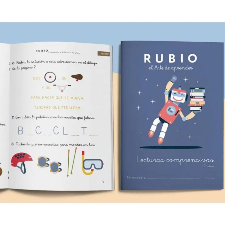 CUADERNO RUBIO LECTURAS COMPRENSIVAS + 7 AÑOS