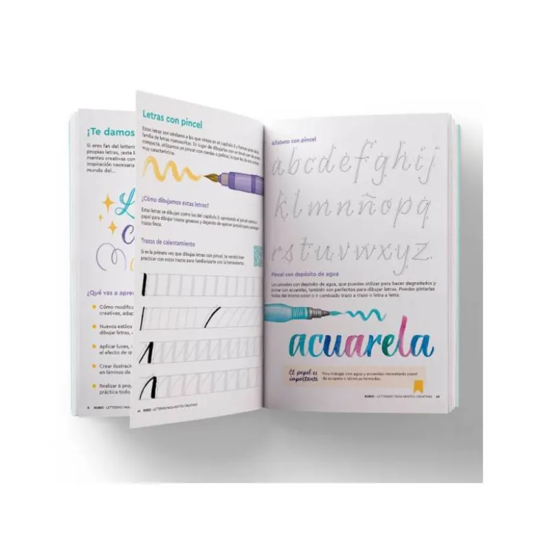 CUADERNO RUBIO LETTERING PARA MENTES CREATIVAS