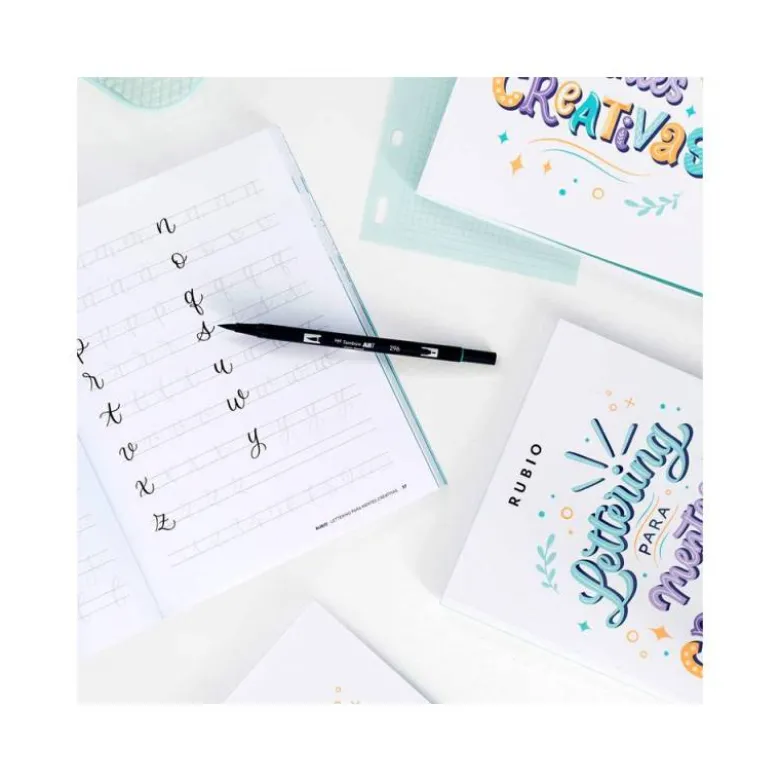 CUADERNO RUBIO LETTERING PARA MENTES CREATIVAS