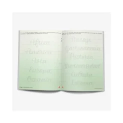 CUADERNO RUBIO LETTERING CALIGRAFIA CREATIVA VIAJANDO POR EL MUNDO