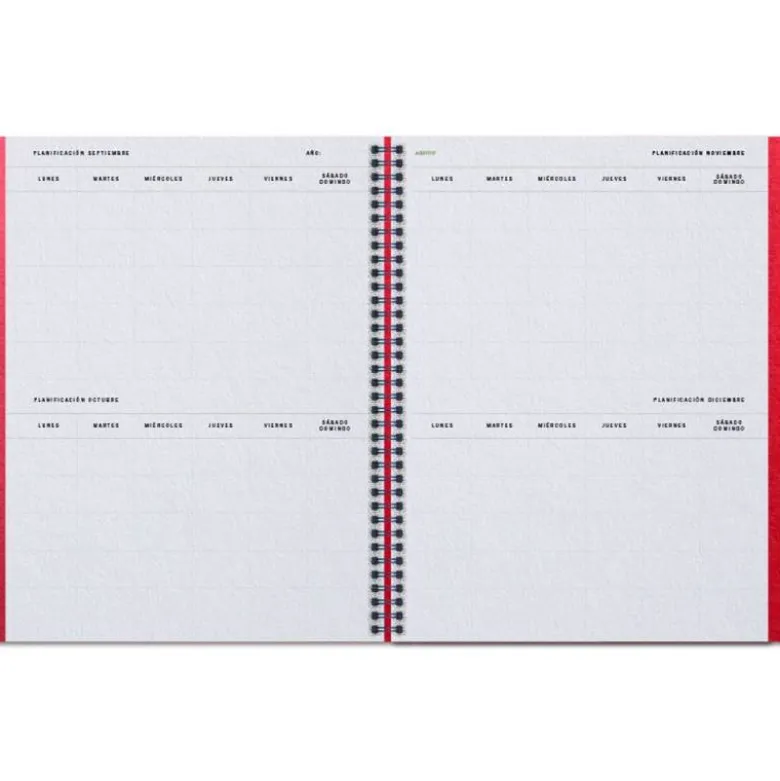 CUADERNO AULA PLANNER ADDITIO DIN A4 160 PAGINAS PLAN ANUAL Y MENSUAL CON PROGRAMCION Y EVALUACION