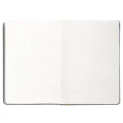 CUADERNO CON GOMILLA ANTARTIK NOTES TAPA DURA A5 HOJAS LISAS MORADO Y AMARILLO 100 HOJAS 80 GR FSC