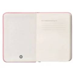 CUADERNO CON GOMILLA ANTARTIK NOTES TAPA DURA A7 HOJAS LISAS ROSA PASTEL 80 HOJAS 80 GR FSC