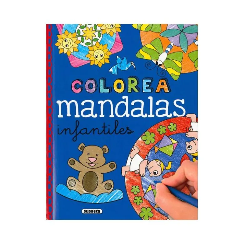 CUADERNO DE COLOREAR SUSAETA MANDALAS INFANTILES 96 PAGINAS 21,4X27,8 CM