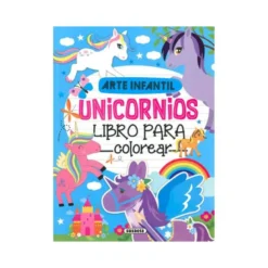 CUADERNO DE COLOREAR SUSAETA UNICORNIOS 192 PAGINAS 21X28 CM