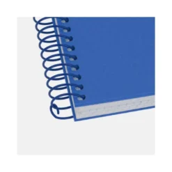 CUADERNO ESPIRAL ANTARTIK A4 TAPA FOAM 80H 90GR CUADRO 4MM CON MARGEN COLOR AZUL