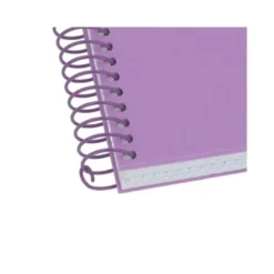CUADERNO ESPIRAL ANTARTIK A4 TAPA FOAM 80H 90GR CUADRO 4MM CON MARGEN COLOR LAVANDA
