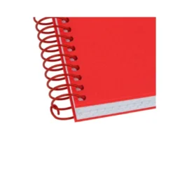 CUADERNO ESPIRAL ANTARTIK A4 TAPA FOAM 80H 90GR CUADRO 4MM CON MARGEN COLOR ROJO
