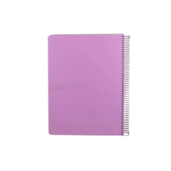 CUADERNO ESPIRAL ANTARTIK MICRO A4 TAPA FOAM 120H 90GR CUADRO 5MM 5 BANDAS 4 TALADROS COLOR LAVANDA