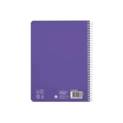 CUADERNO ESPIRAL LIDERPAPEL DI N A5 PAUTAGUIA TAPA BLANDA 40H 75 GR CUADRO PAUTADO 3MM COLOR LILA