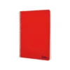 CUADERNO ESPIRAL LIDERPAPEL DIN A5 SMART TAPA BLANDA 80H 75GR CUADRO 4MM CON MARGEN COLORES SURTIDOS