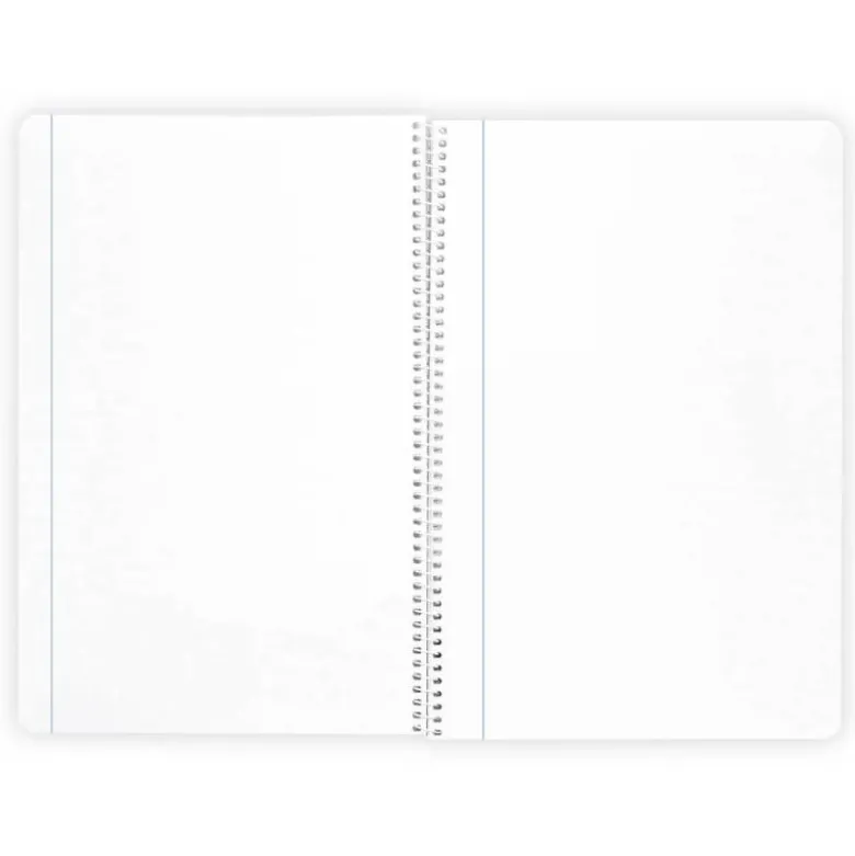 Cuaderno espiral liderpapel a4 wonder tapa plastico 80h 90 gr liso colores surtidos