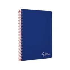CUADERNO ESPIRAL LIDERPAPEL DIN A4 WITTY TAPA DURA 80H 90GR CUADRO 4MM CON MARGEN COLOR AZUL OSCURO