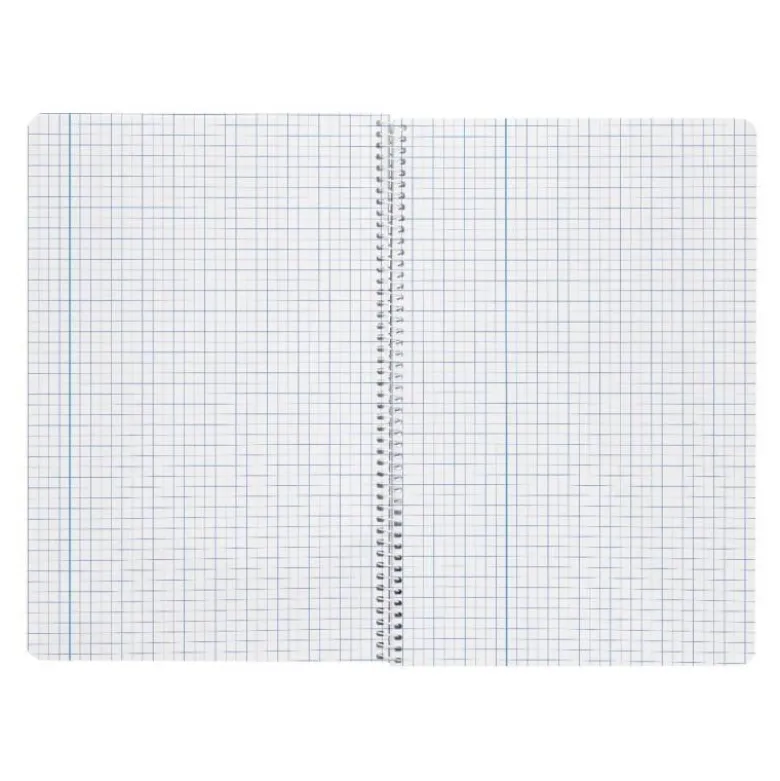 Cuaderno espiral liderpapel a5 wonder tapa plastico 80h 90gr cuadro 5mm con margen colores surtidos "no se pueden elegir"