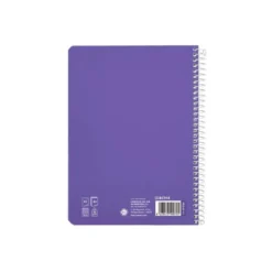 CUADERNO ESPIRAL LIDERPAPEL DI N A5 PAUTAGUIA TAPA BLANDA 40H 75 GR CUADRO PAUTADO 4MM COLOR LILA