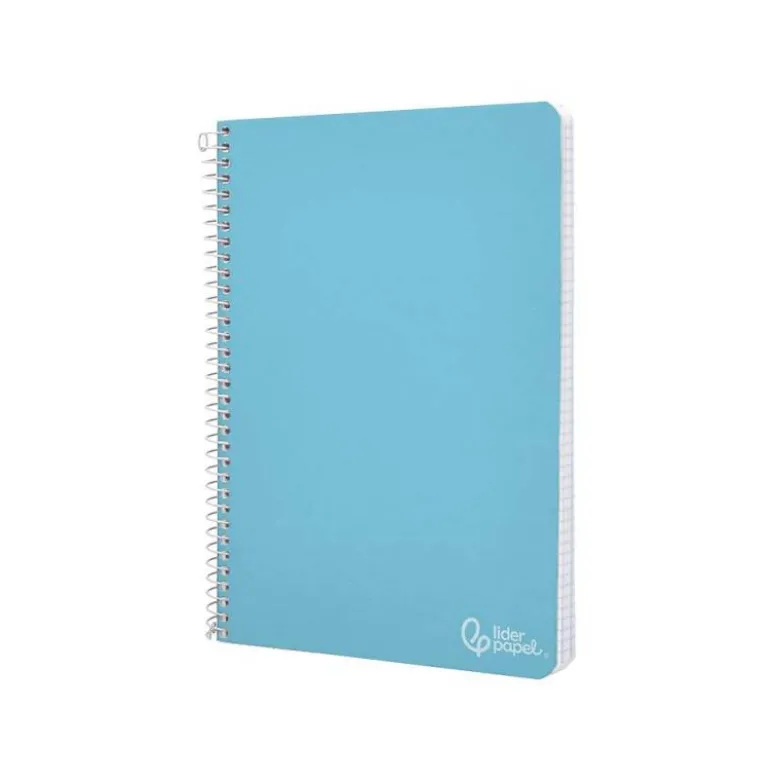 CUADERNO ESPIRAL LIDERPAPEL DIN A4 WITTY TAPA DURA 80H 90GR LISO SIN MARGEN COLORES SURTIDOS