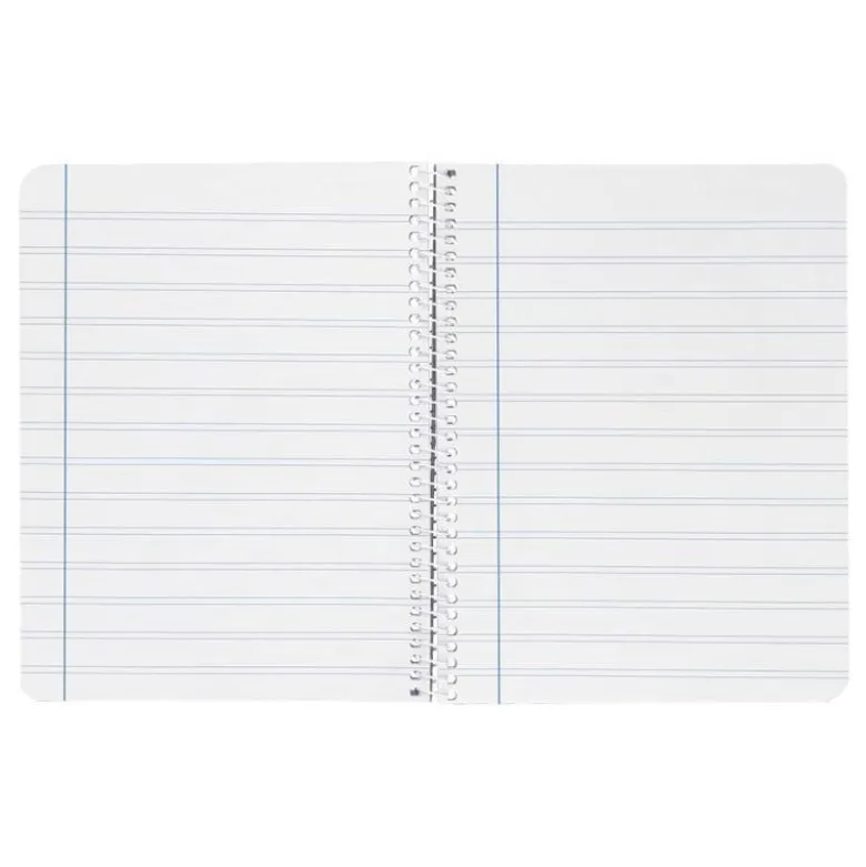 CUADERNO ESPIRAL LIDERPAPEL DIN A4 WITTY TAPA DURA 80H 90GR PAUTA 2,5MM CON MARGEN COLOR VERDE