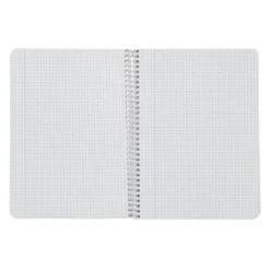 CUADERNO ESPIRAL LIDERPAPEL DIN A4 WITTY TAPA DURA 80H 90GR CUADRO 4MM CON MARGEN COLOR VIOLETA