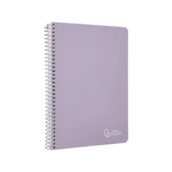 CUADERNO ESPIRAL LIDERPAPEL DIN A4 WITTY TAPA DURA 80H 90GR CUADRO 4MM CON MARGEN COLOR VIOLETA