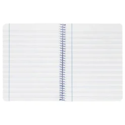 CUADERNO ESPIRAL LIDERPAPEL A4 WONDER TAPA PLASTICO 80H 90GR PAUTA ANCHA 3,5MM CON MARGEN COLOR VERDE OSCURO