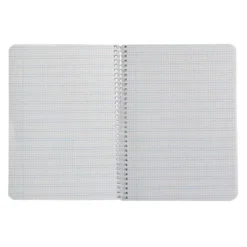 CUADERNO ESPIRAL LIDERPAPEL DI N A5 PAUTAGUIA TAPA DURA 80H 90 GR CUADRO PAUTADO 3MM COLOR NARANJA