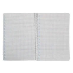 CUADERNO ESPIRAL LIDERPAPEL DIN A4 PAUTAGUIA TAPA DURA 80H 90 GR CUADRO PAUTADO 5MM COLOR AMARILLO