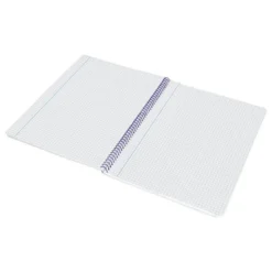 CUADERNO ESPIRAL LIDERPAPEL DIN A4 SMART TAPA BLANDA 80H 75GR CUADRO 4MM CON MARGEN COLOR NARANJA