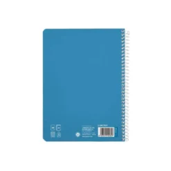 CUADERNO ESPIRAL LIDERPAPEL DI N A5 PAUTAGUIA TAPA BLANDA 40H 75 GR CUADRO PAUTADO 3MM COLOR AZUL