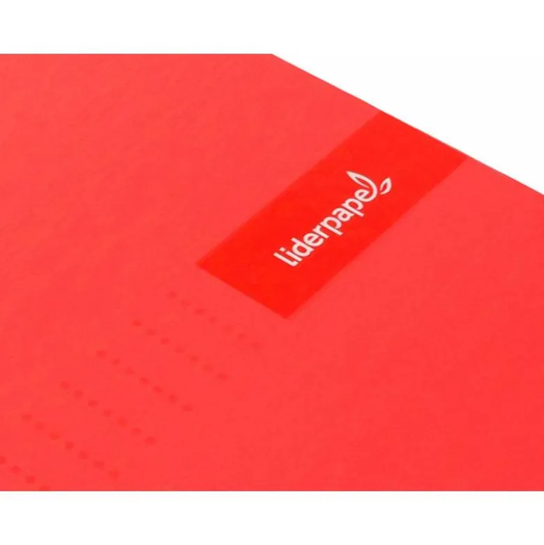 CUADERNO ESPIRAL LIDERPAPEL A5 CRAFTY TAPA FORRADA 80H 90 GR CUADRO 4 MM CON MARGEN COLORES SURTIDOS